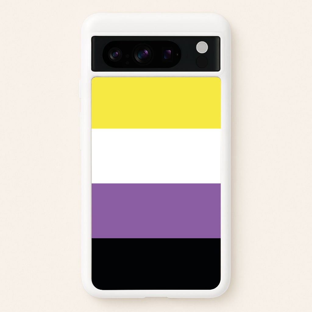 Non-Binary Flag - Pride - Pride Phone Case for Google Pixel 8 Pro