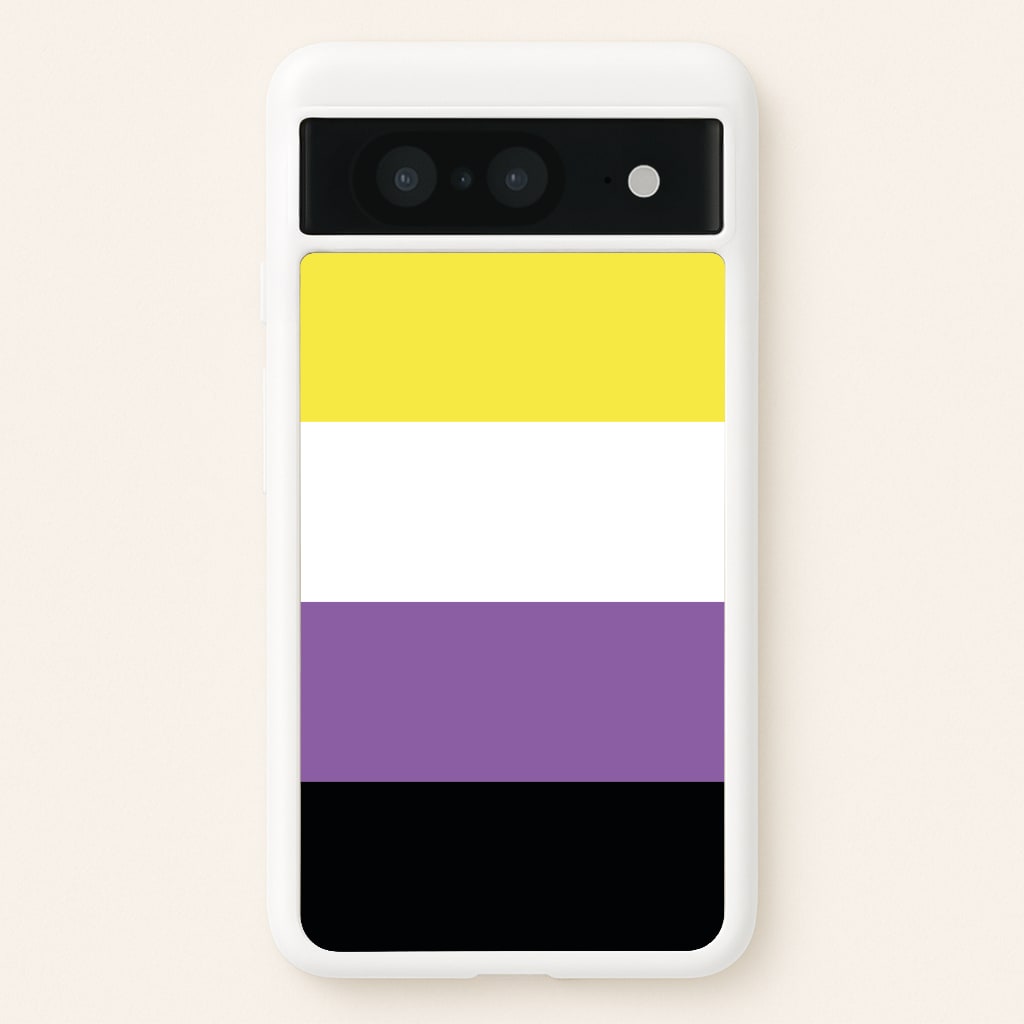 Non-Binary Flag - Pride - Pride Phone Case for Google Pixel 8