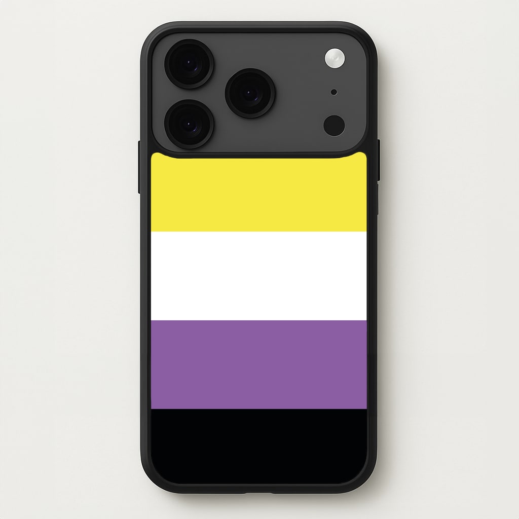 Non-Binary Flag - Pride Phone Case for iPhone 17 Pro