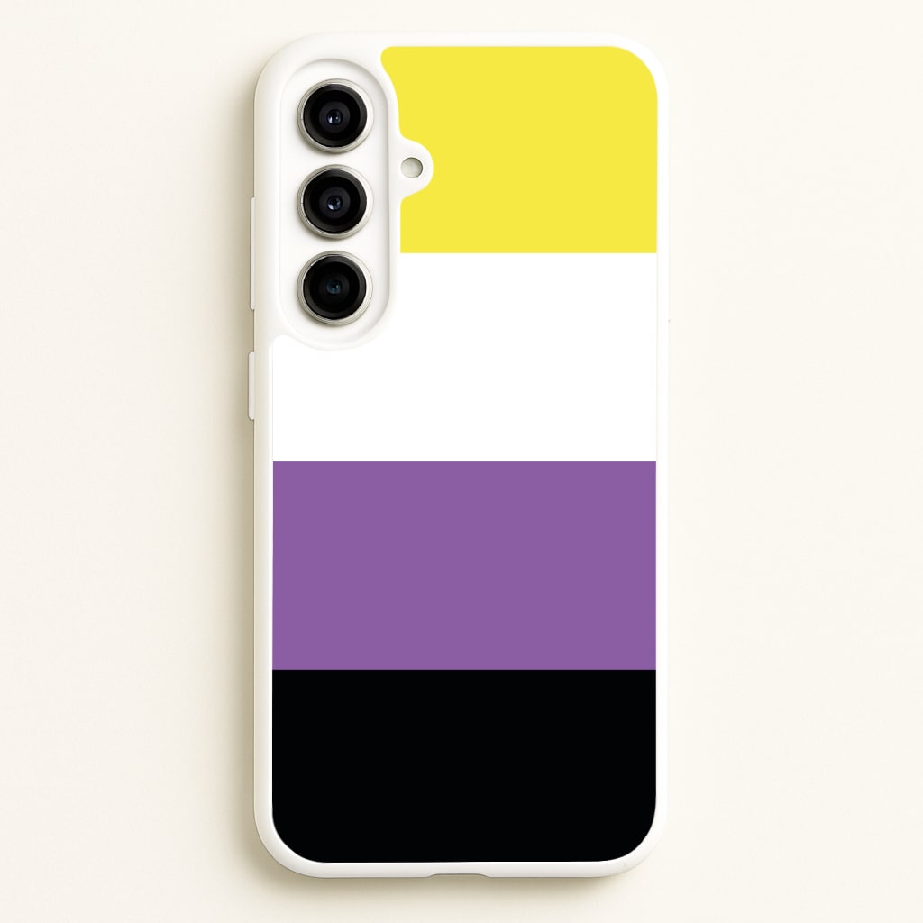 Non-Binary Flag - Pride - Pride Phone Case for Galaxy A56