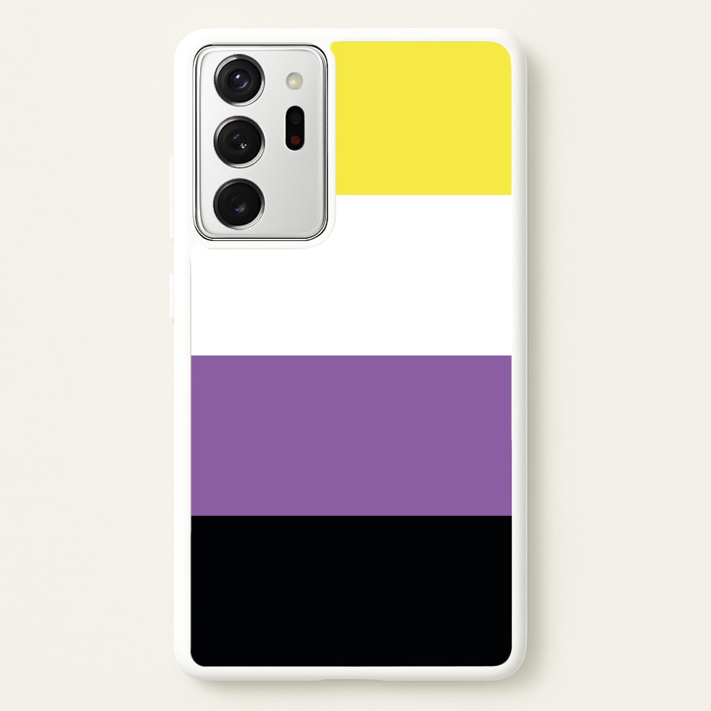 Non-Binary Flag - Pride - Pride Phone Case for Galaxy Note 20 Ultra