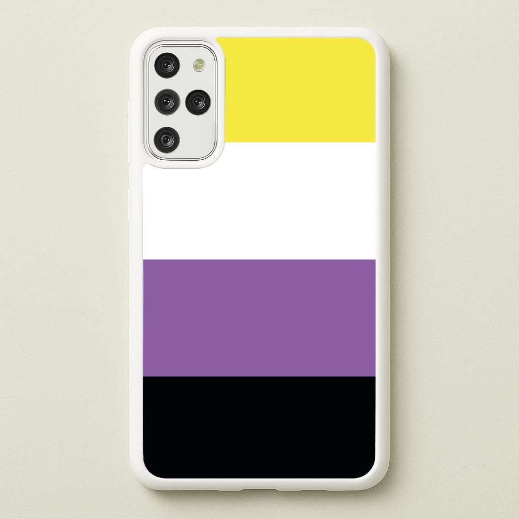 Non-Binary Flag - Pride - Pride Phone Case for Galaxy S20 Plus