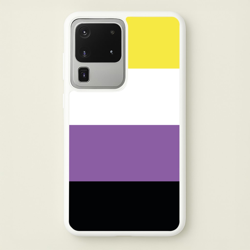 Non-Binary Flag - Pride - Pride Phone Case for Galaxy S20 Ultra