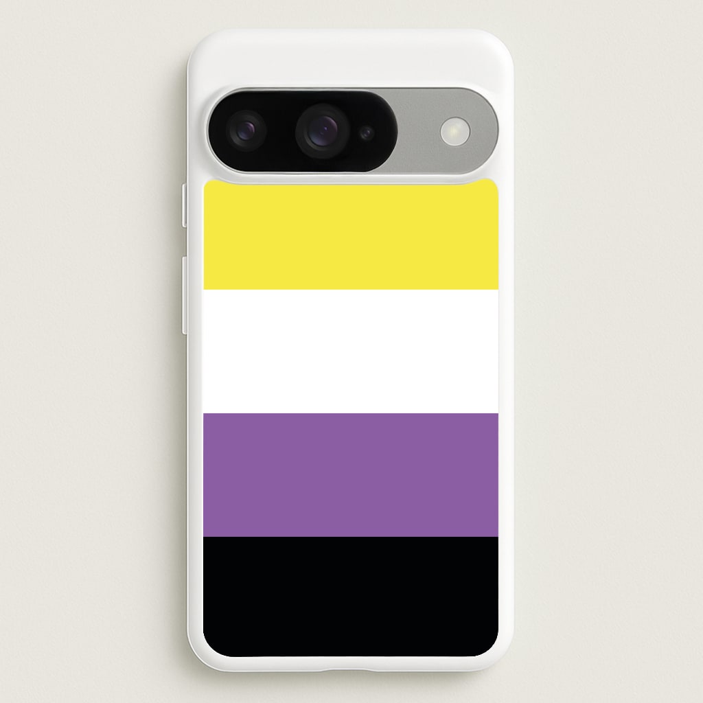 Non-Binary Flag - Pride Phone Case for Google Pixel 10 / 10 Pro