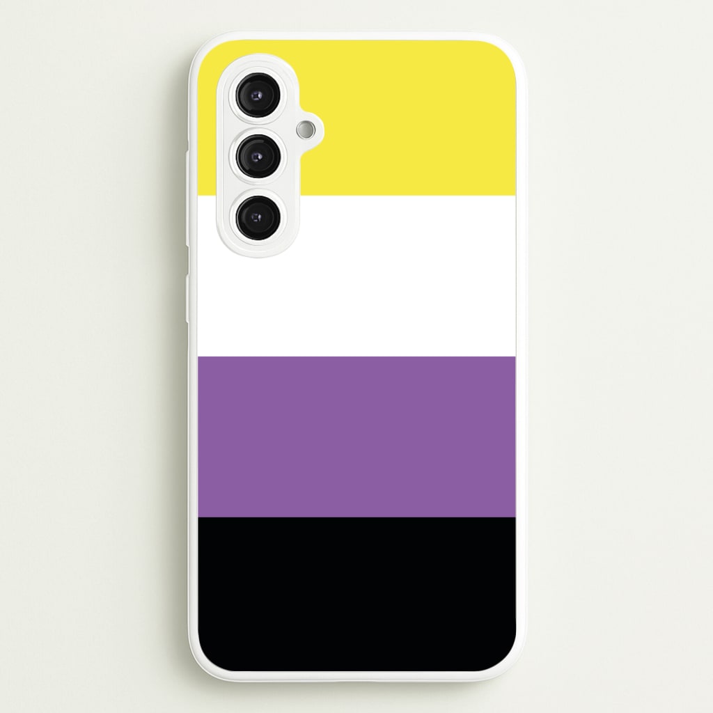 Non-Binary Flag - Pride - Pride Phone Case for Galaxy S23FE