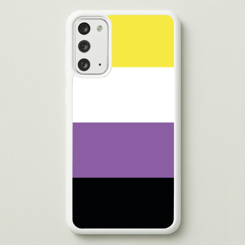 Non-Binary Flag - Pride - Pride Phone Case for Galaxy Note 20
