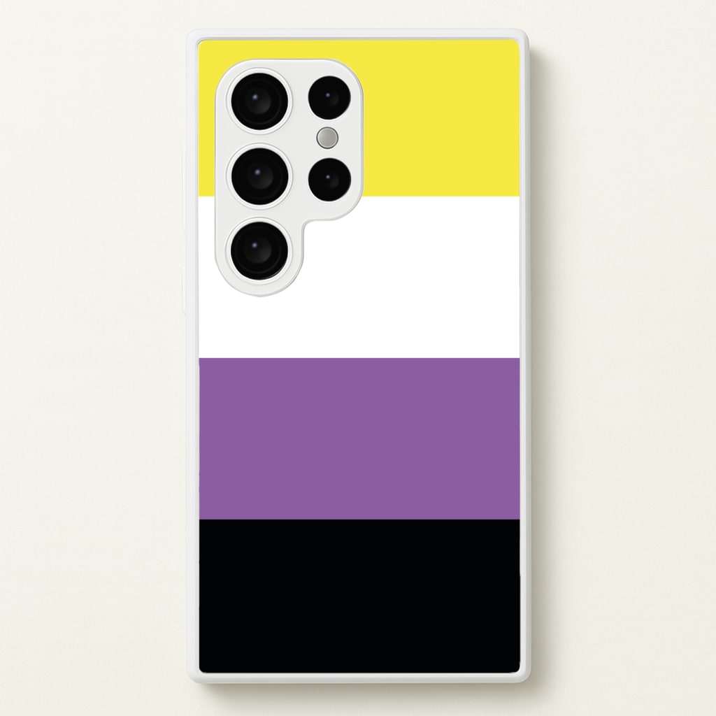 Non-Binary Flag - Pride - Pride Phone Case for Galaxy S24 Ultra