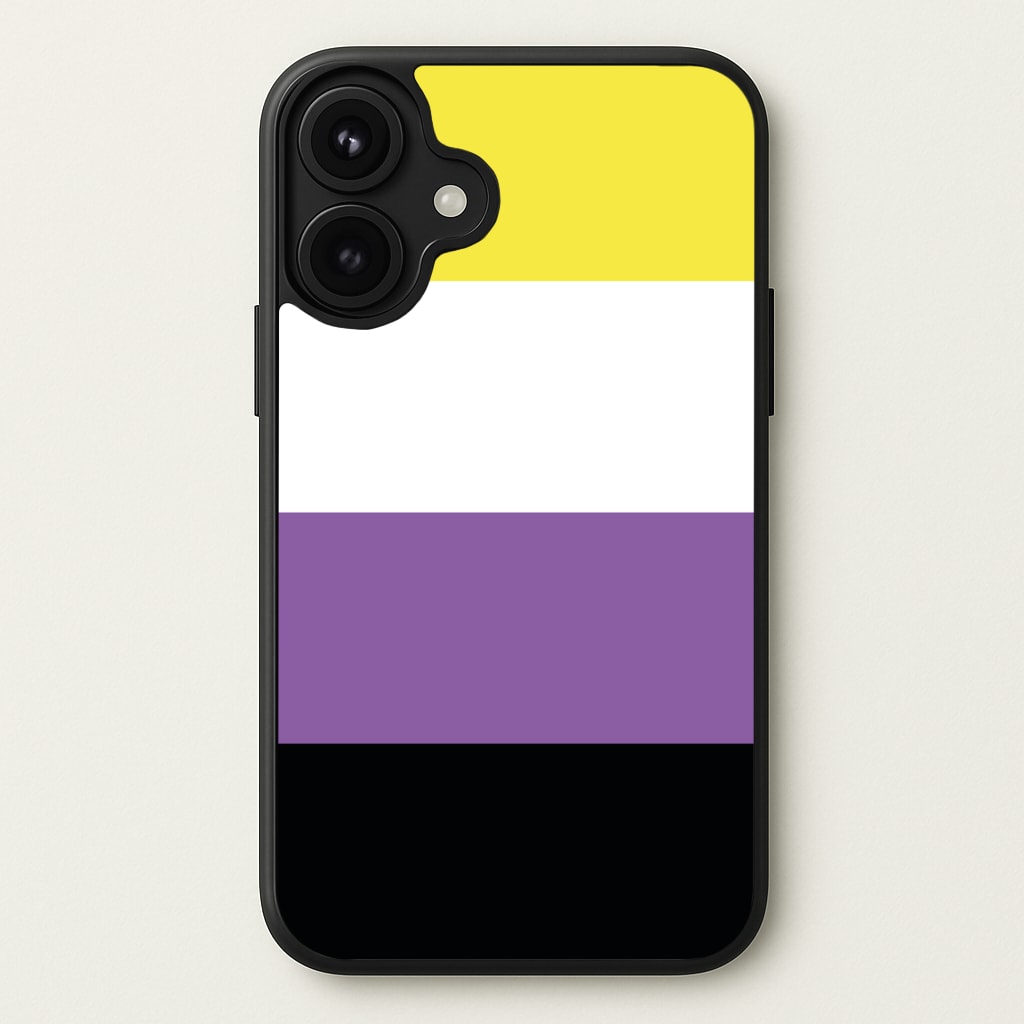 Non-Binary Flag - Pride Phone Case for iPhone 17