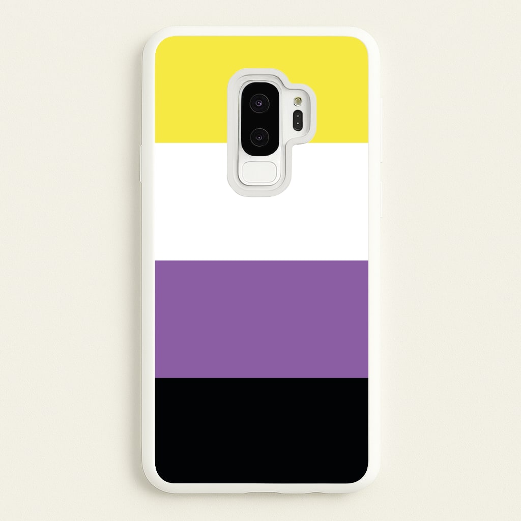 Non-Binary Flag - Pride - Pride Phone Case for Galaxy S9 Plus