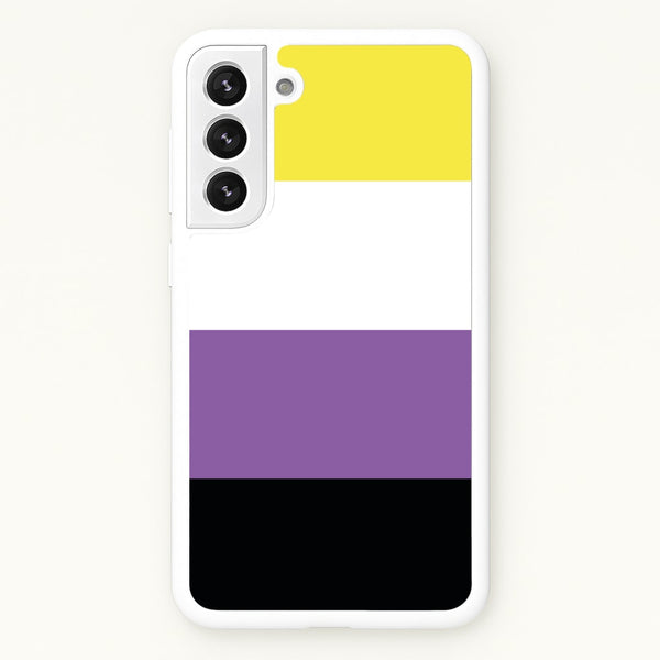 Non-Binary Flag - Pride - Pride Phone Case for Galaxy S22