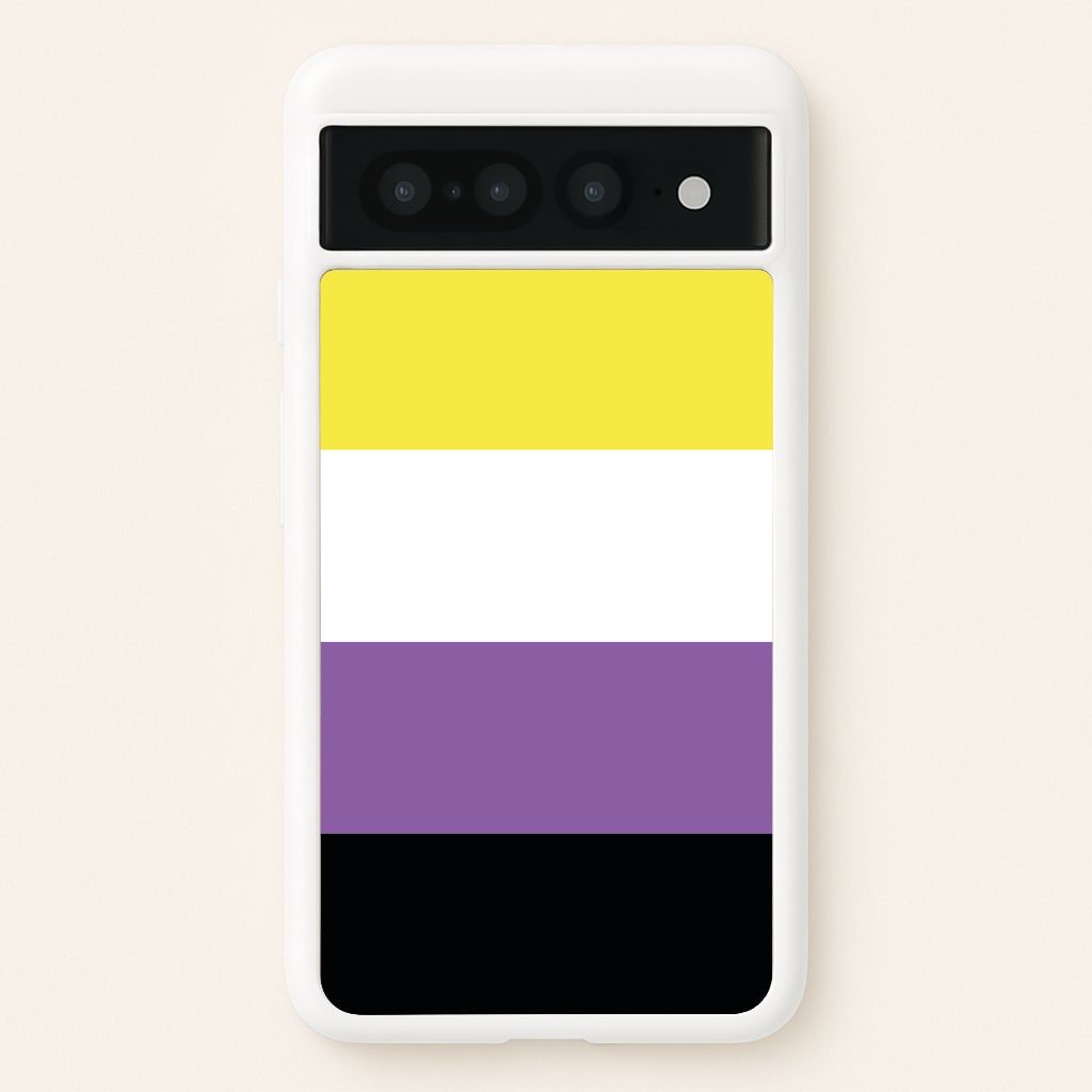 Non-Binary Flag - Pride - Pride Phone Case for Google Pixel 7 Pro