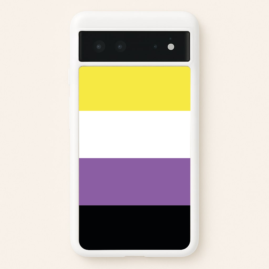 Non-Binary Flag - Pride - Pride Phone Case for Google Pixel 6