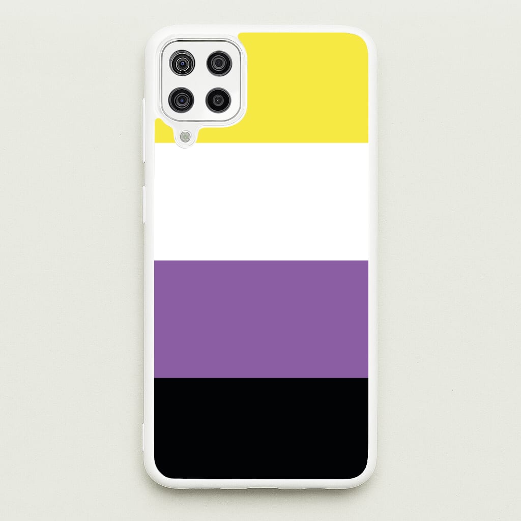 Non-Binary Flag - Pride - Pride Phone Case for Galaxy A12