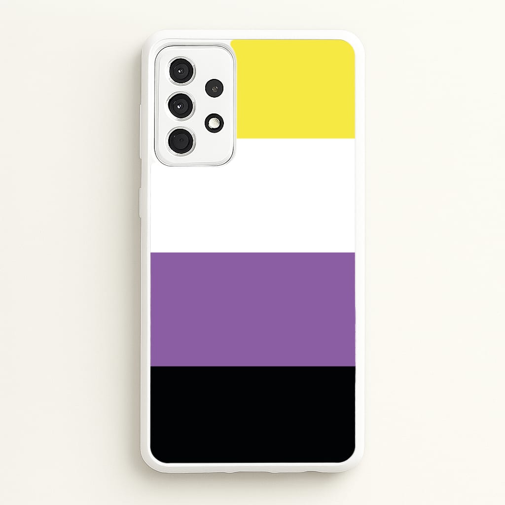 Non-Binary Flag - Pride - Pride Phone Case for Galaxy A52 / A52s
