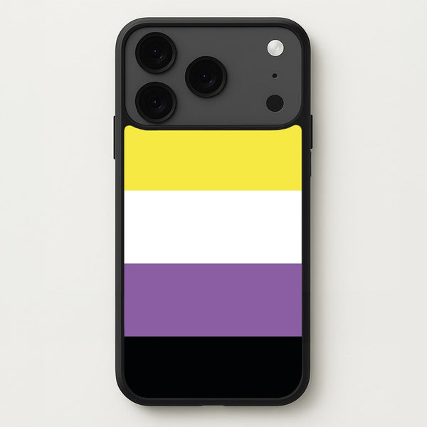 Non-Binary Flag - Pride Phone Case for iPhone 17 Pro Max
