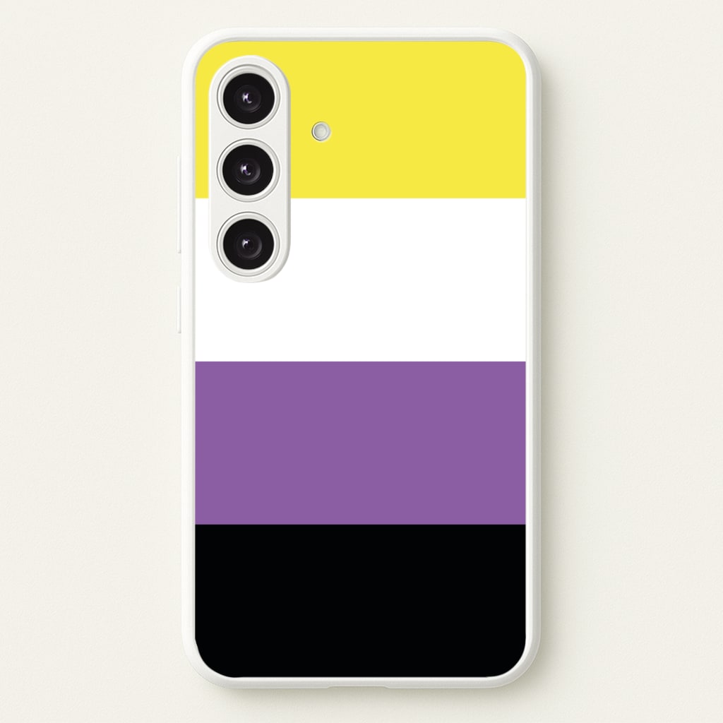 Non-Binary Flag - Pride - Pride Phone Case for Galaxy S25