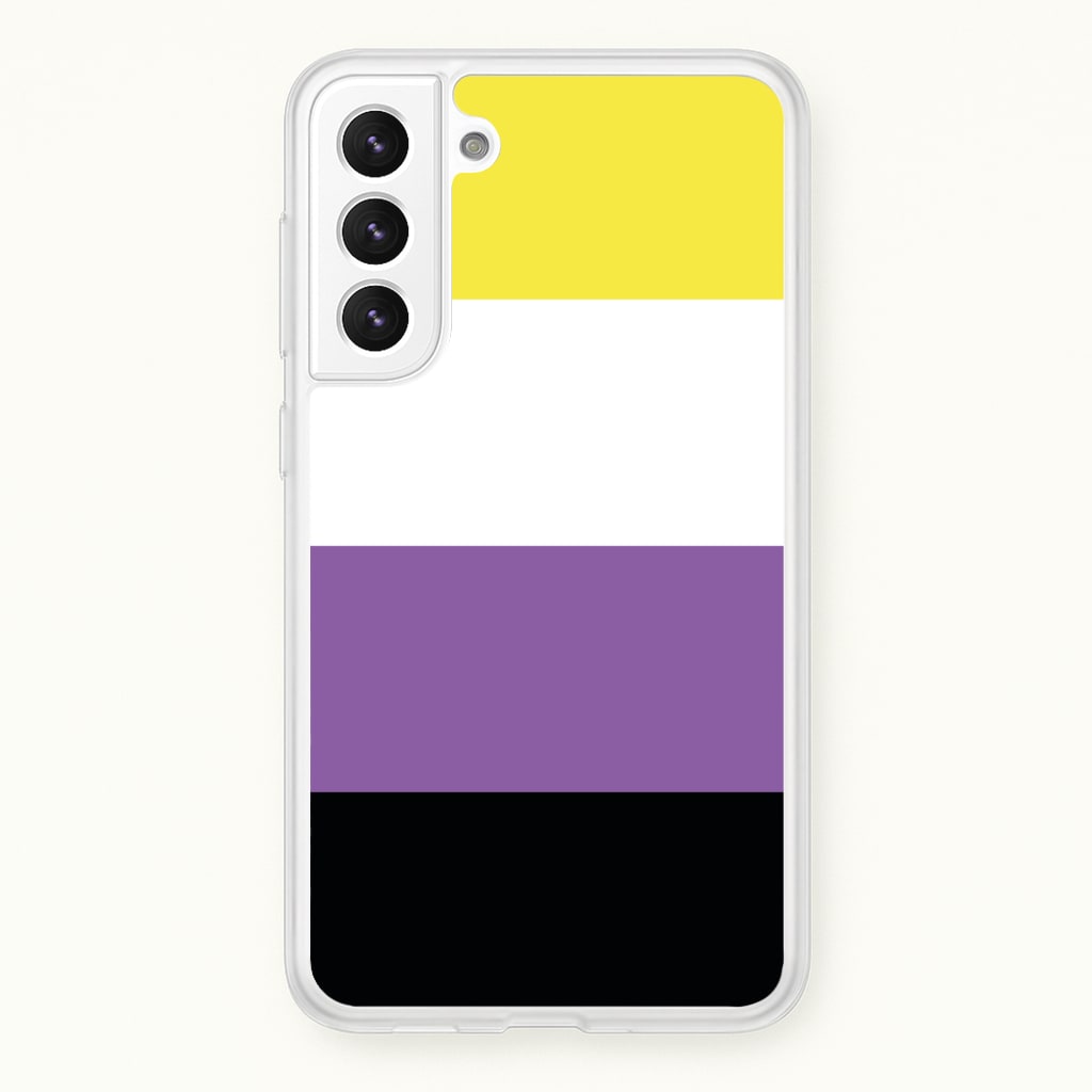 Non-Binary Flag - Pride - Pride Phone Case for Galaxy S22 Plus