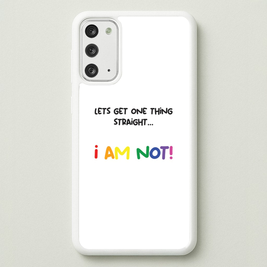 I Am Not - Pride - Pride Phone Case for Galaxy Note 20