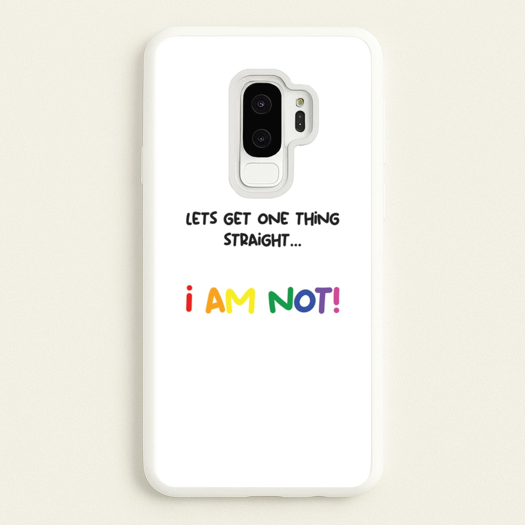 I Am Not - Pride - Pride Phone Case for Galaxy S9 Plus