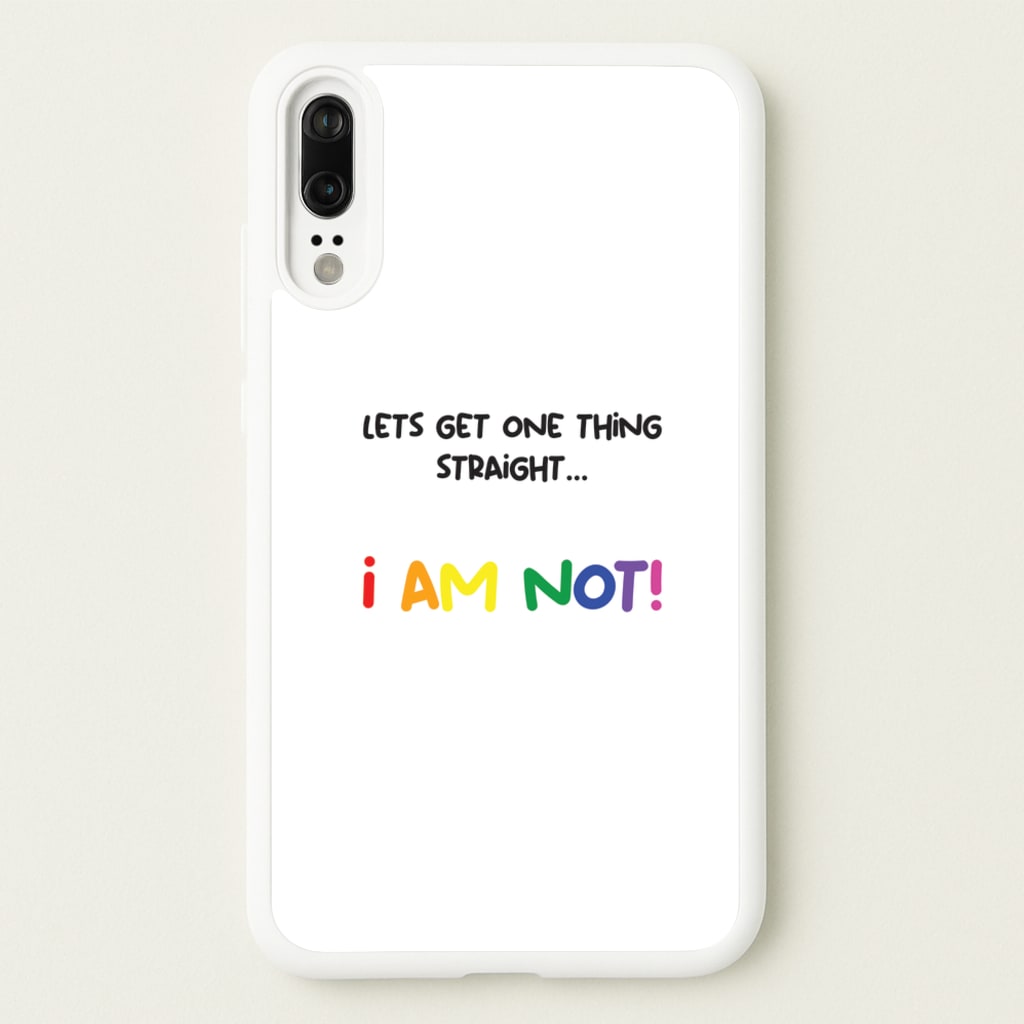 I Am Not - Pride - Pride Phone Case for Huawei P20