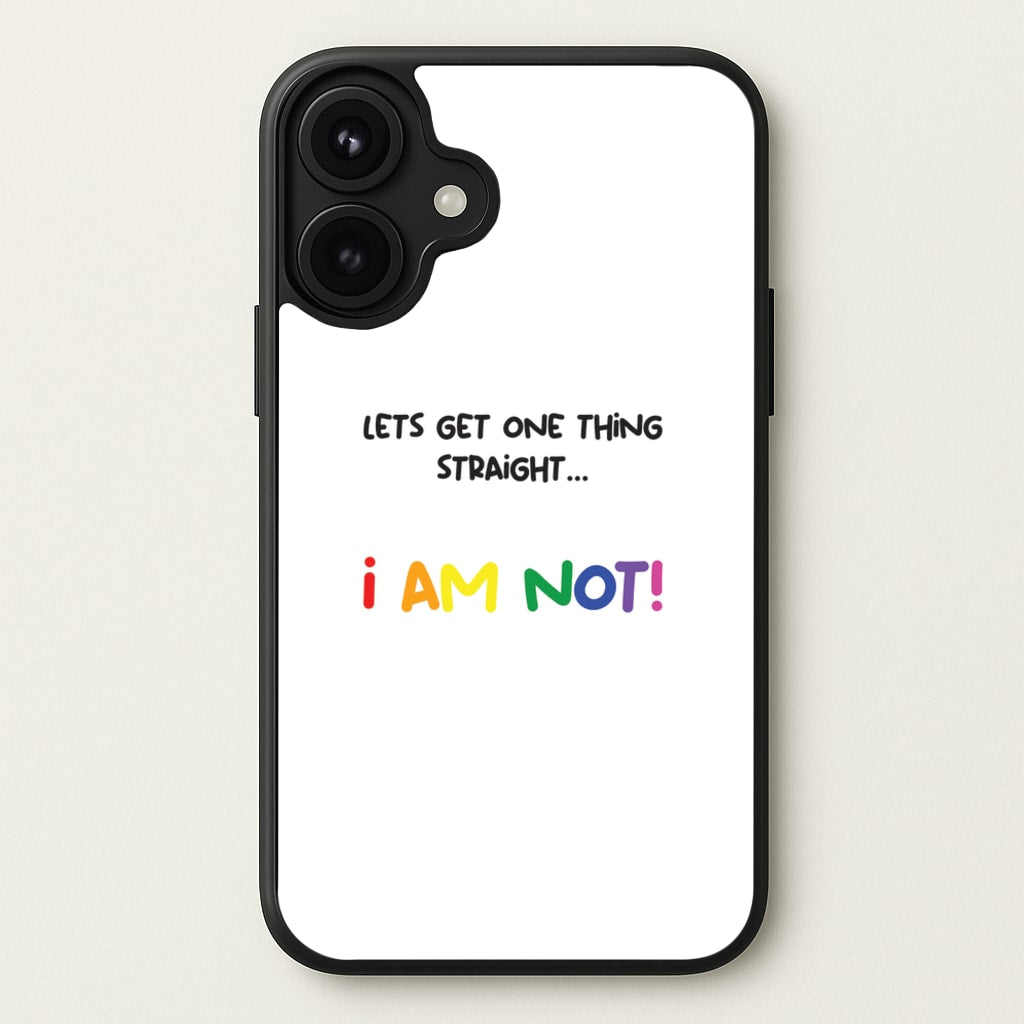 I Am Not - Pride Phone Case for iPhone 17