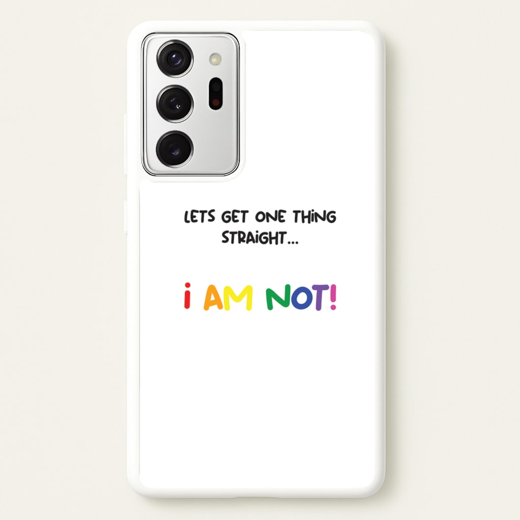 I Am Not - Pride - Pride Phone Case for Galaxy Note 20 Ultra