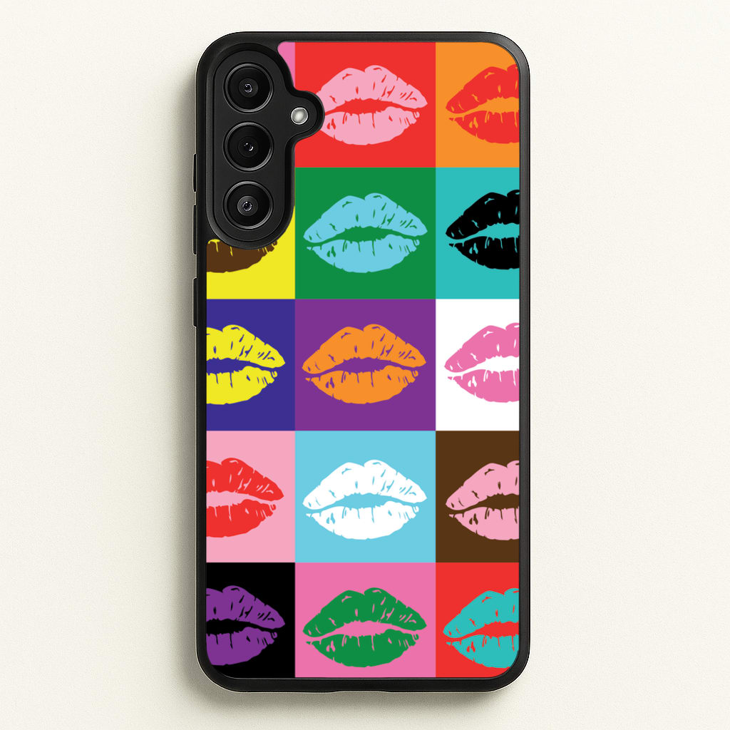 Lips Collage - Pride - Pride Phone Case for Galaxy A34