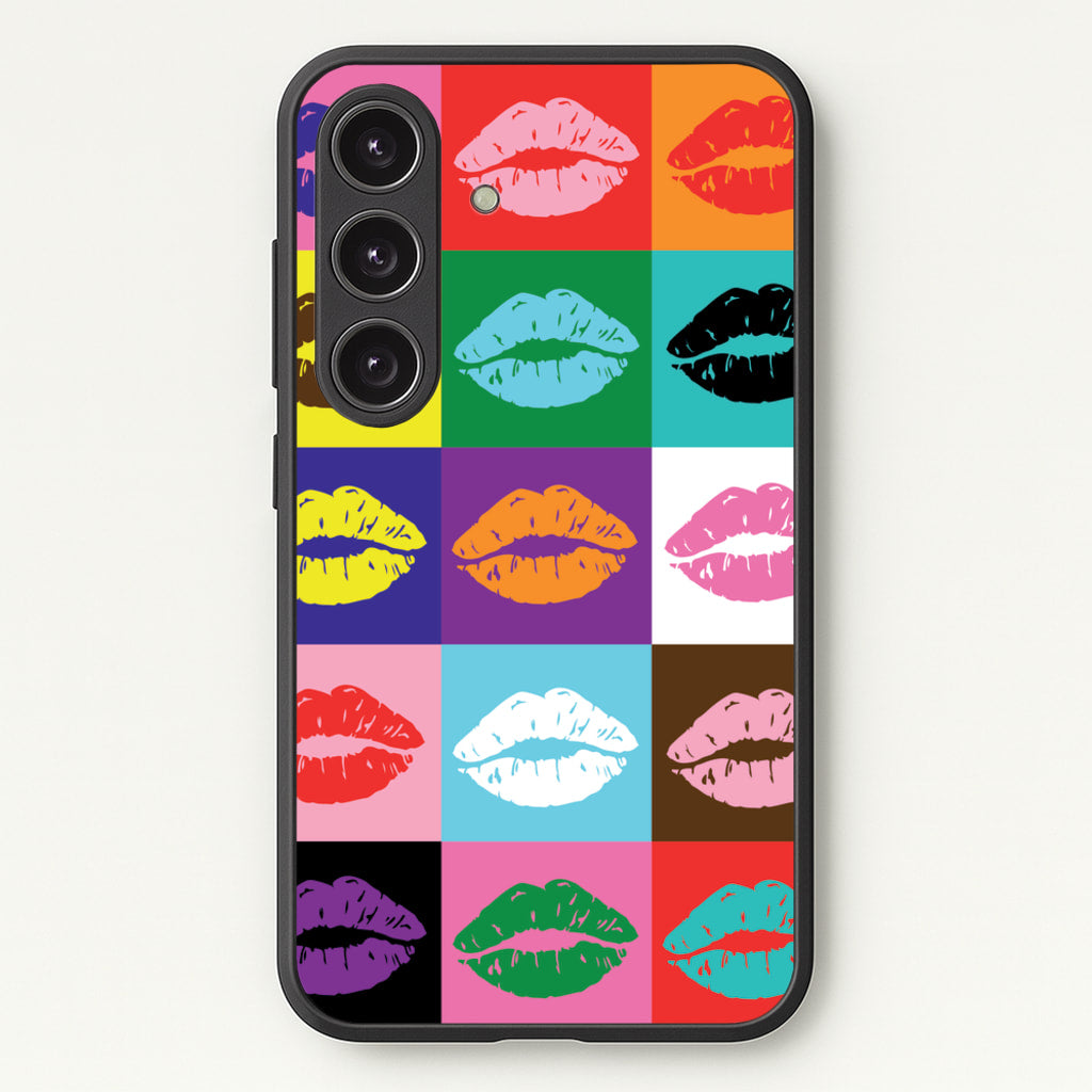 Lips Collage - Pride - Pride Phone Case for Galaxy S24FE