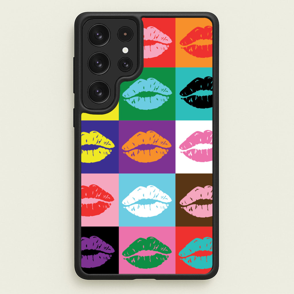 Lips Collage - Pride - Pride Phone Case for Galaxy S22 Ultra