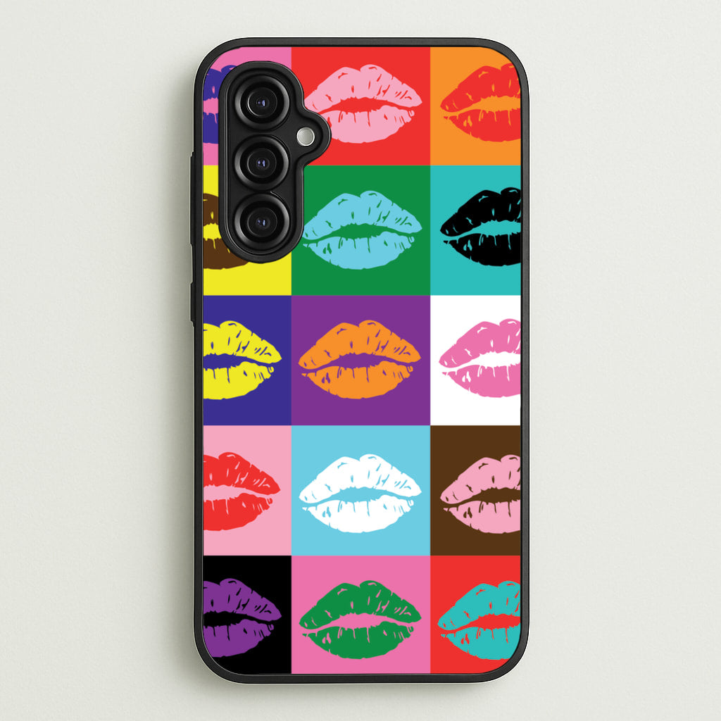 Lips Collage - Pride - Pride Phone Case for Galaxy A14