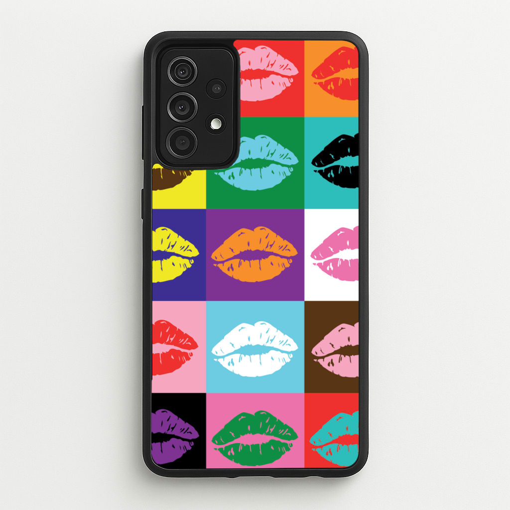 Lips Collage - Pride - Pride Phone Case for Galaxy A52 / A52s
