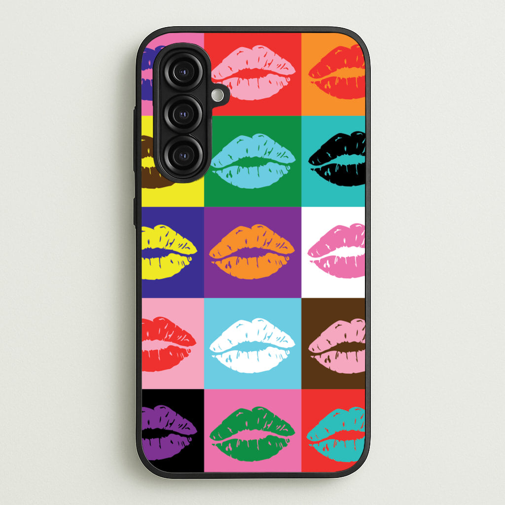 Lips Collage - Pride - Pride Phone Case for Galaxy A16