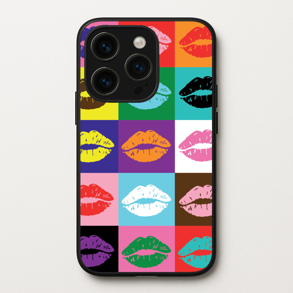 Lips Collage - Pride - Pride Phone Case for iPhone 15 Pro