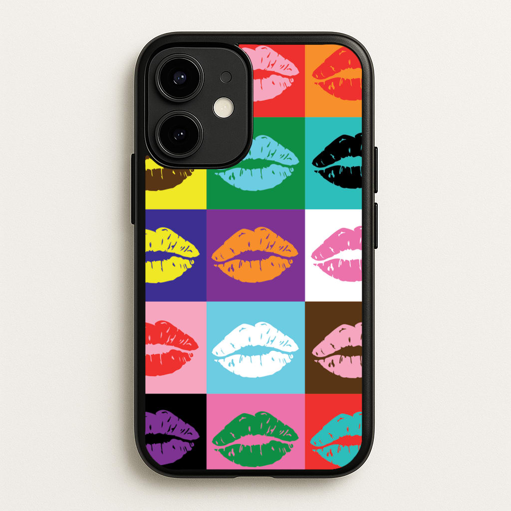 Lips Collage - Pride - Pride Phone Case for iPhone 12 / 12 Pro