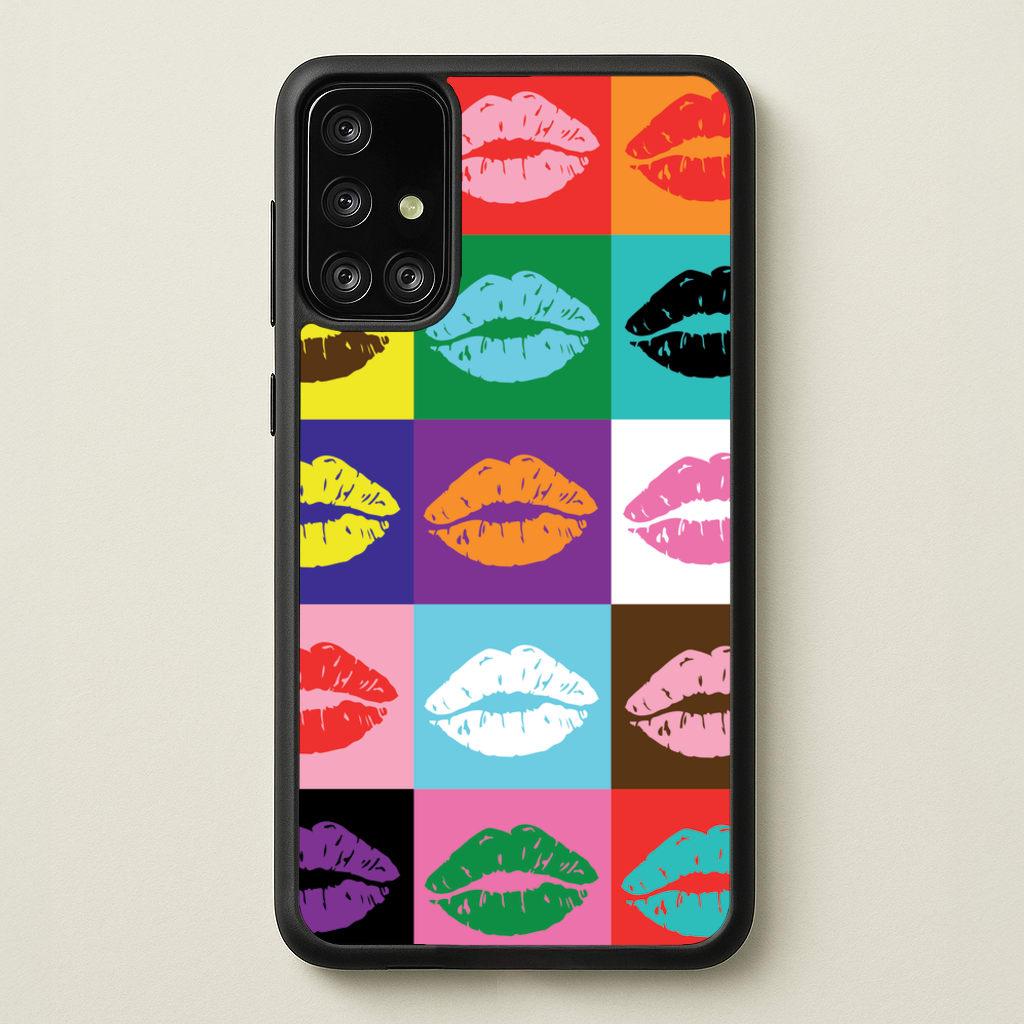 Lips Collage - Pride - Pride Phone Case for Galaxy A71