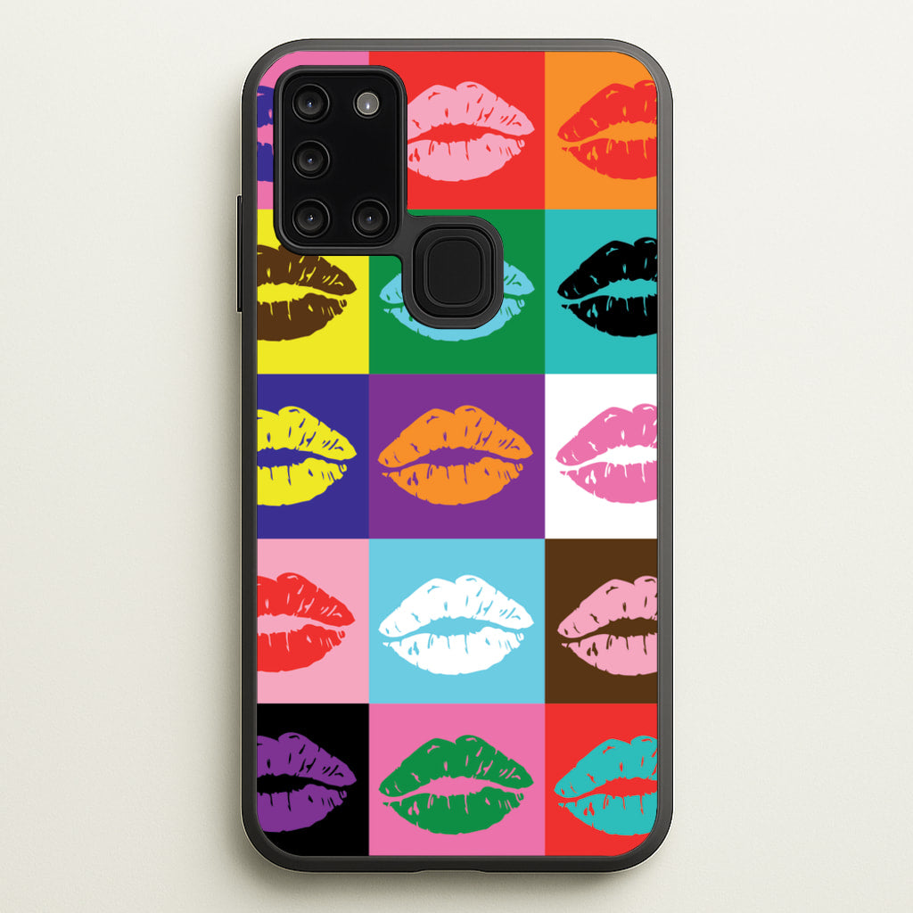 Lips Collage - Pride - Pride Phone Case for Galaxy A21s