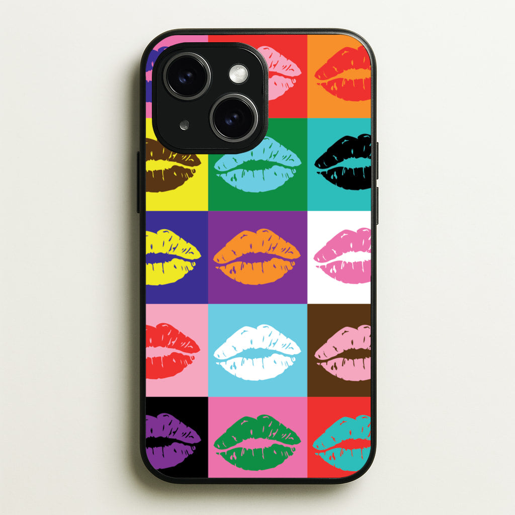 Lips Collage - Pride - Pride Phone Case for iPhone 15