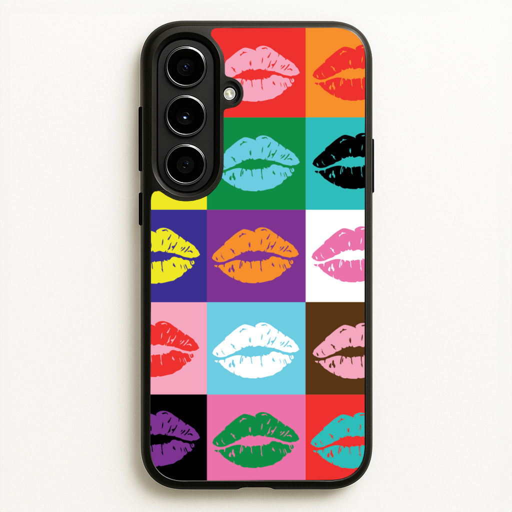 Lips Collage - Pride - Pride Phone Case for Galaxy A56