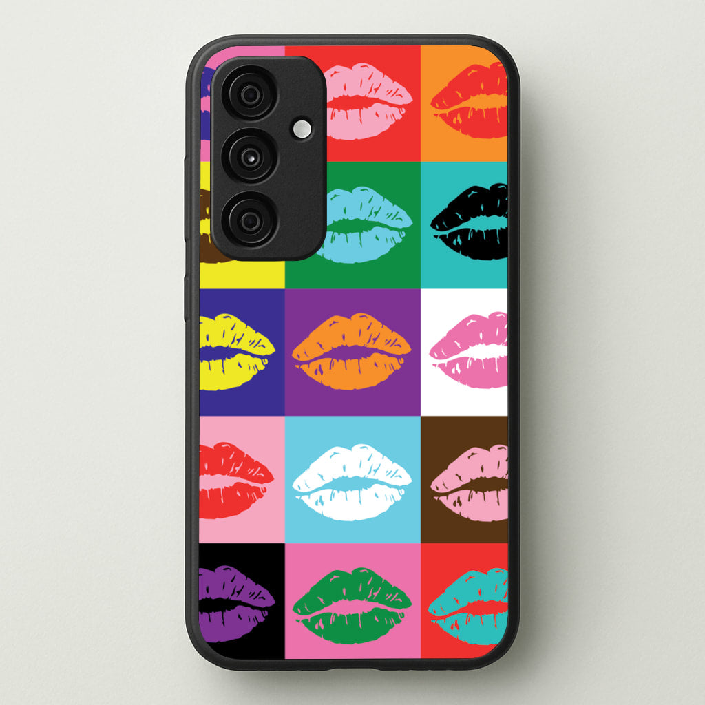 Lips Collage - Pride - Pride Phone Case for Galaxy A55