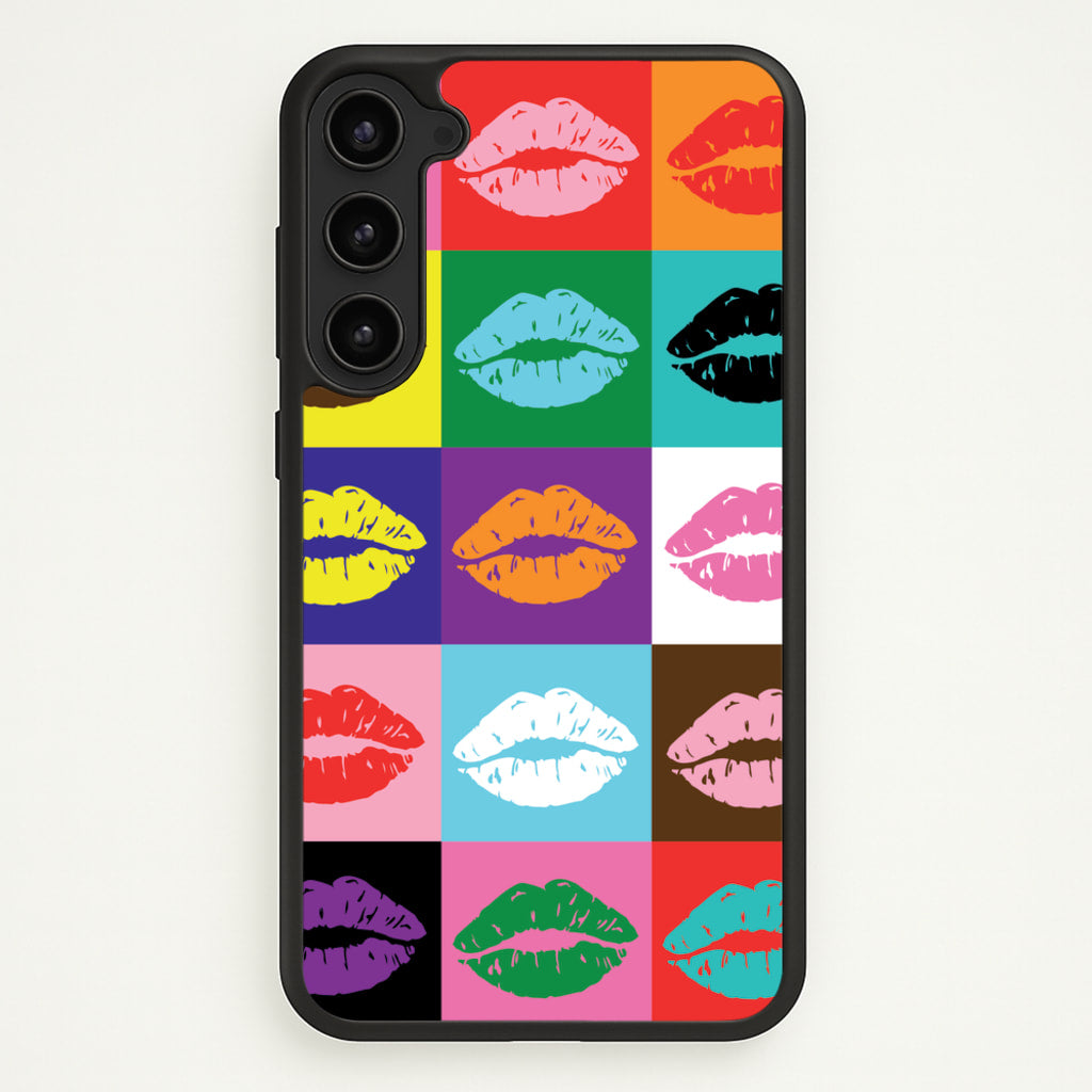 Lips Collage - Pride - Pride Phone Case for Galaxy S23 Plus