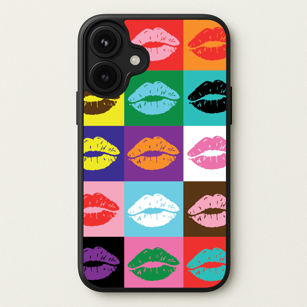 Lips Collage - Pride Phone Case for iPhone 17