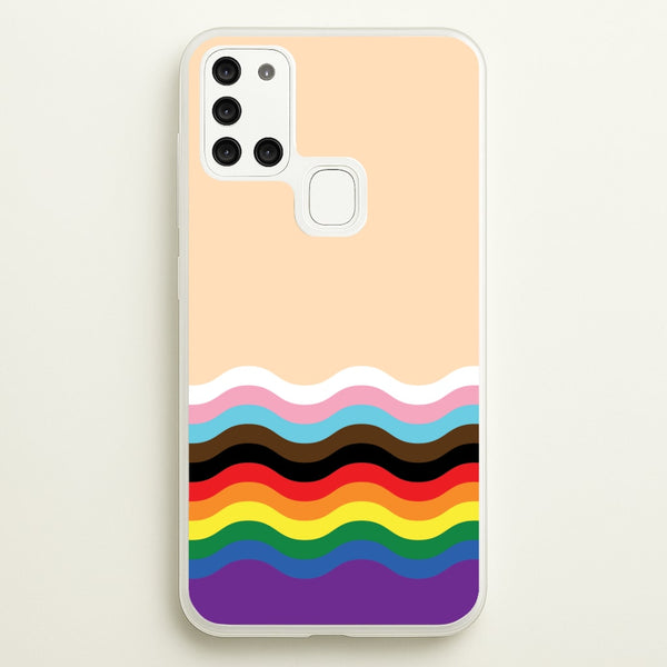 Flag Rainbow - Pride - Pride Phone Case for Galaxy A21s
