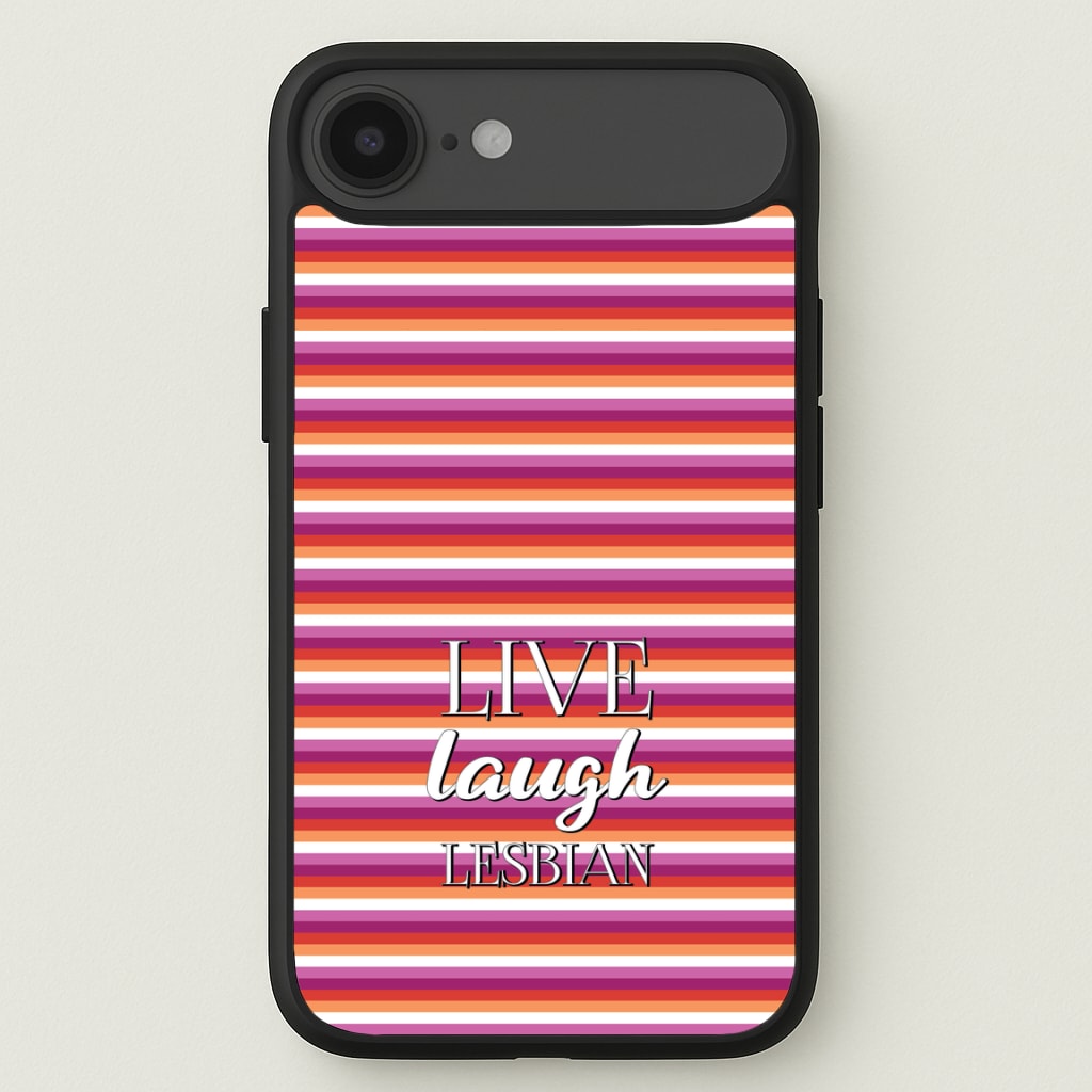 Live Laugh Lesbian - Pride Phone Case for iPhone 17 Air