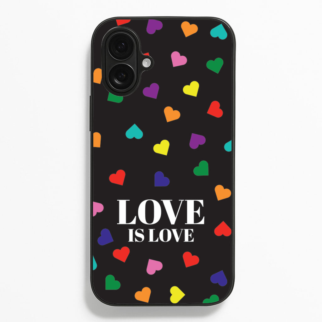 Love Is Love - Pride - Pride Phone Case for iPhone 16 Plus