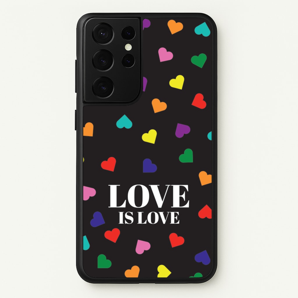 Love Is Love - Pride - Pride Phone Case for Galaxy S21 Ultra