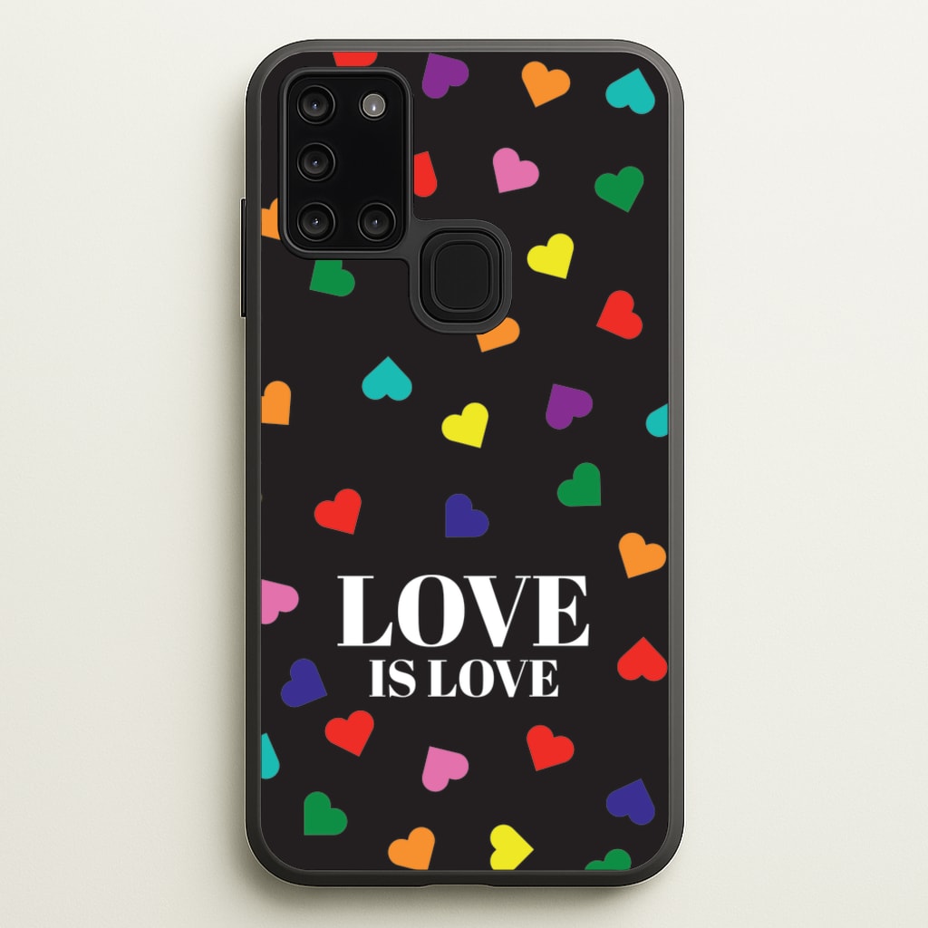 Love Is Love - Pride - Pride Phone Case for Galaxy A21s