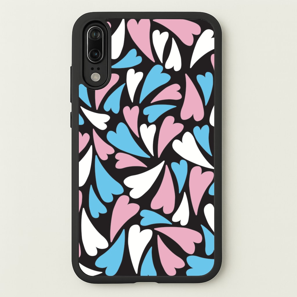 Transgender Hearts - Pride - Pride Phone Case for Huawei P20