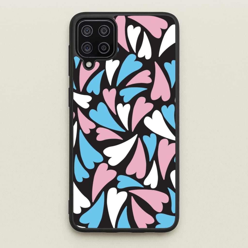Transgender Hearts - Pride - Pride Phone Case for Galaxy A12