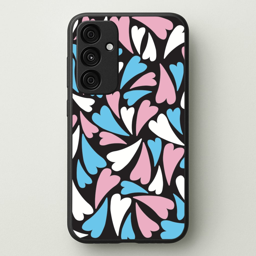 Transgender Hearts - Pride - Pride Phone Case for Galaxy A35