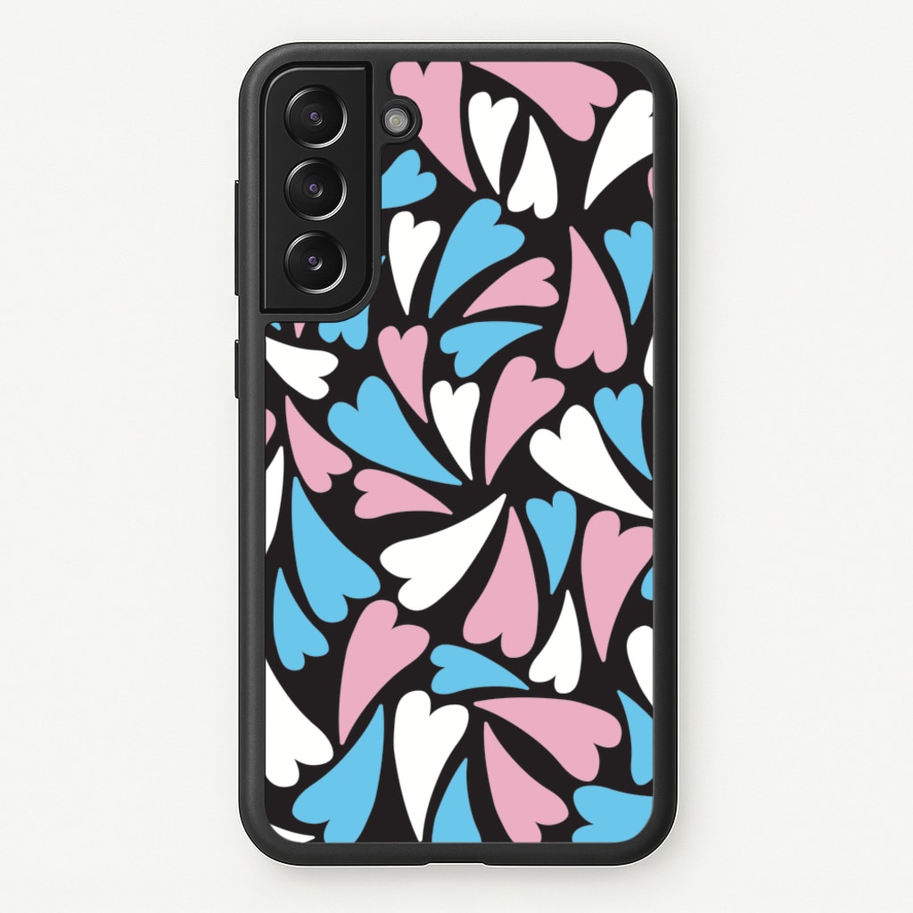 Transgender Hearts - Pride - Pride Phone Case for Galaxy S22 Plus